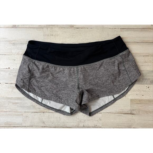 Lululemon Speed Up Gray Shorts sz 4 EUC - Picture 1 of 4